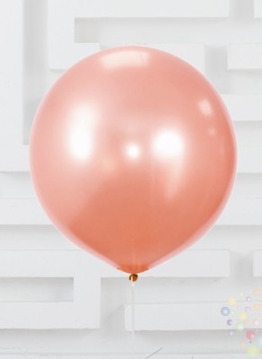 Воздушные шары Розовое золото металлик шар большой