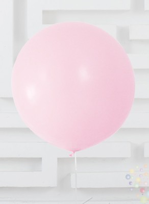 Воздушные шары Макарунс Нежно-розовый шар большой 
