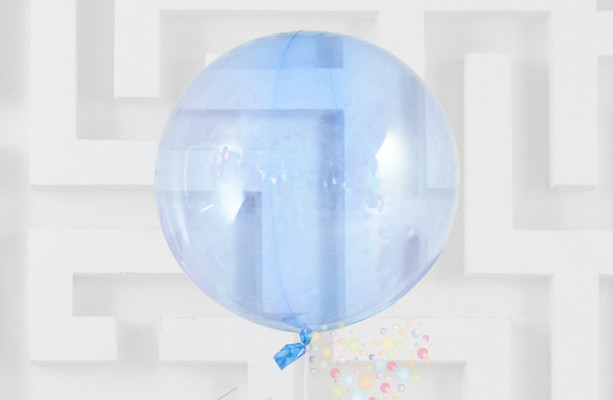 Воздушный шар Прозрачный шар BUBBLE с голубым оттенком