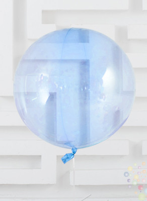 Прозрачный шар BUBBLE с голубым оттенком