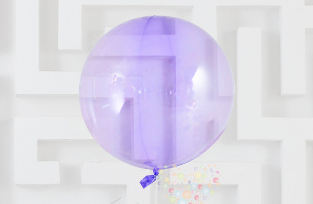 Воздушный шар Прозрачный шар BUBBLE с сиреневым оттенком