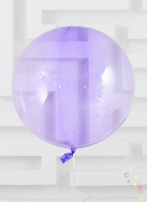 Прозрачный шар BUBBLE с сиреневым оттенком