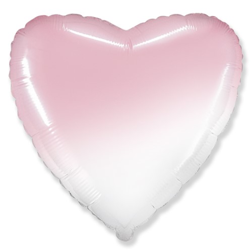 Воздушный шар  Сердце градиент розовый 81 см