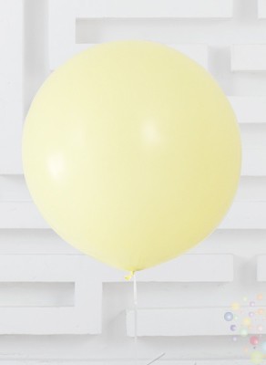 Воздушные шары Макарунс, Светло-желтый большой