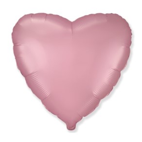 Воздушные шары Сердце розовое (сатин)