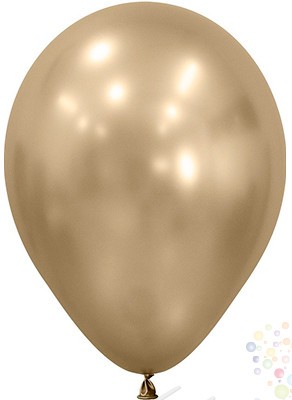 Воздушные шары Светло-золотой шар (хром)