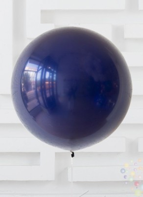 Воздушные шары Шар большой 60 см темно-синий 
