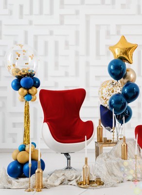 Воздушные шары Звездная ночь (Средний сет №6)