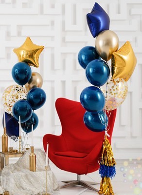 Воздушные шары Звездная ночь (Средний сет №7)