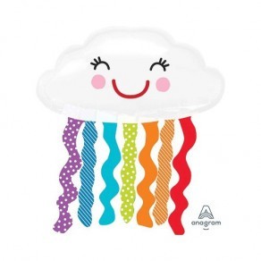 Воздушные шары Фигура "Облако с дождиком улыбчивое"