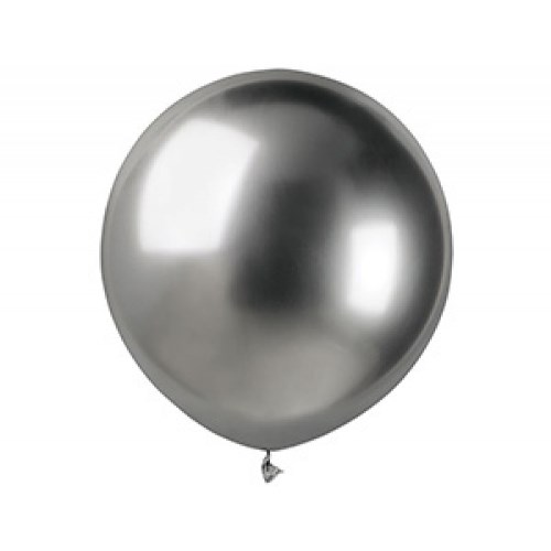 Воздушный шар Шар круглый (45 см) Хром Shiny Silver