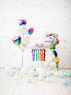 Воздушные шары Unicorns life (Средний сет №1)