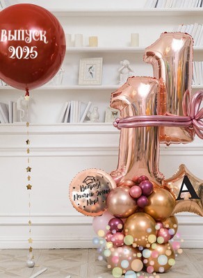 Воздушные шары Для звездных выпускных ( Малый сет №2)