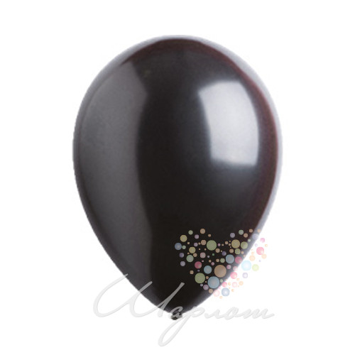 Воздушный шар Черный металлик