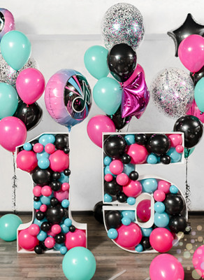 Воздушные шары Вечеринка блогеров (Большой сет №6)