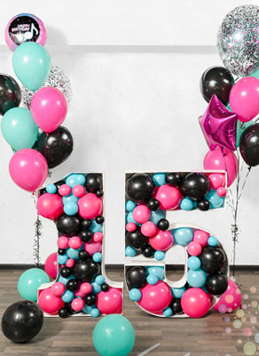 Воздушные шары Вечеринка блогеров (Большой сет №10)