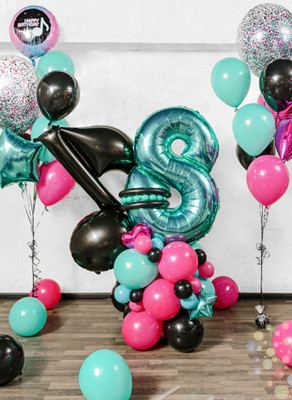 Воздушные шары Вечеринка блогеров (Большой сет №2)