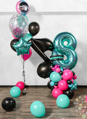 Воздушные шары Вечеринка блогеров (Средний сет №1)