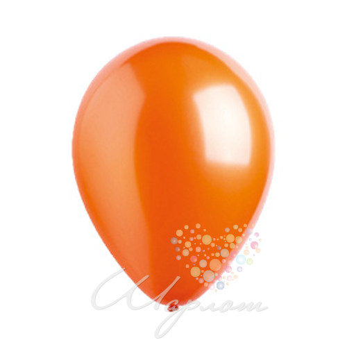 Воздушный шар Оранжевый металлик