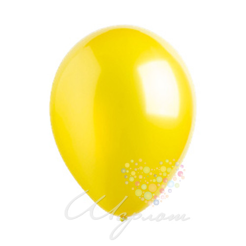 Воздушный шар Желтый металлик