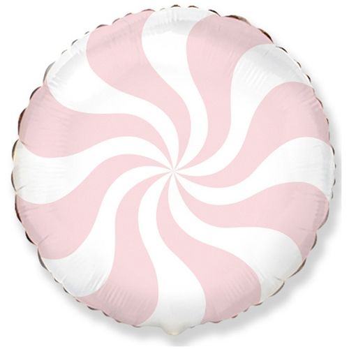 Воздушный шар Круг "Конфетка нежно-розовая"