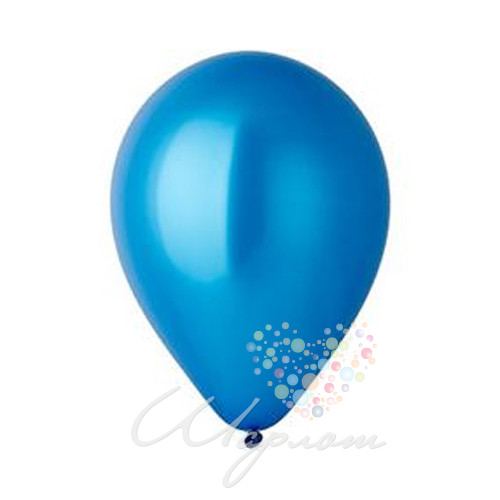 Воздушный шар Синий металлик