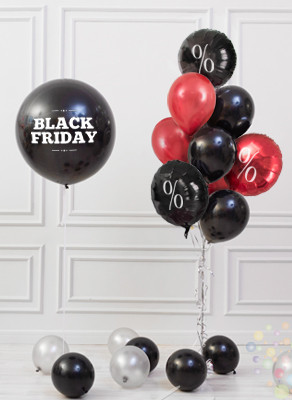 Воздушные шары Сет "Black Friday"