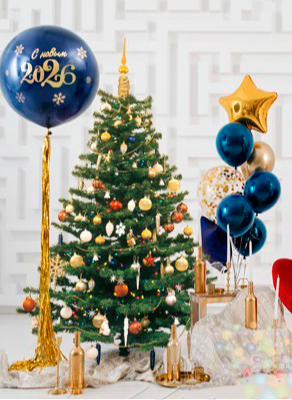 Воздушные шары Сет "Новогодняя ночь"