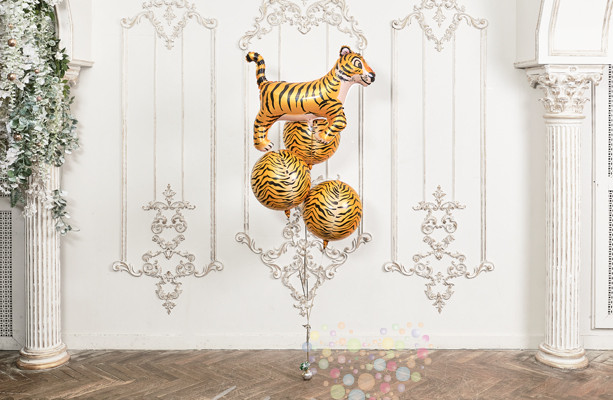 Воздушный шар Букет "Тигра"