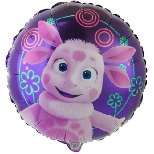 Воздушный шар Круг Лунтик и Луна (двухсторонний)