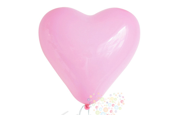 Воздушный шар Шарик в форме сердца ''Розовый'' пастель