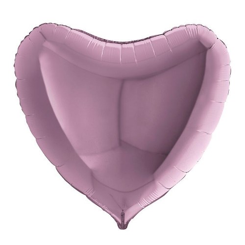Воздушный шар Сердце Сиреневое джамбо 
