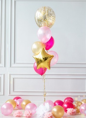 Воздушные шары Девичий восторг (Малый сет №6)