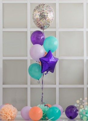 Воздушные шары Фиолетовое волшебство (Малый сет №5)