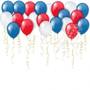 Воздушные шары Патриотичные шары под потолок