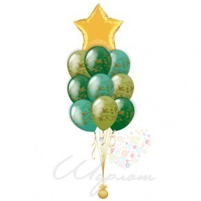 Воздушные шары "Звезда отечества" камуфляж