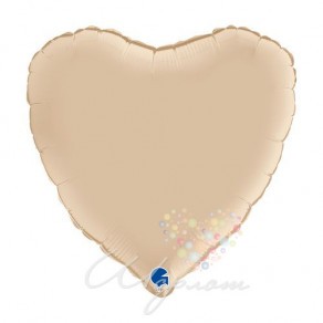Воздушные шары Сердце Крем
