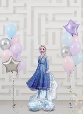 Воздушные шары Зефирное Холодное сердце (Средний сет №6) 