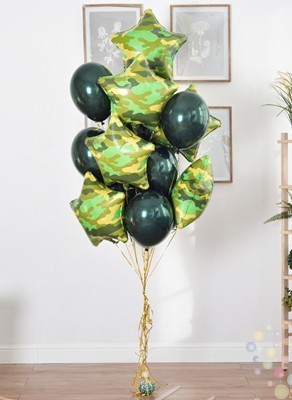 Воздушные шары Камуфляж "Большой сет №1"