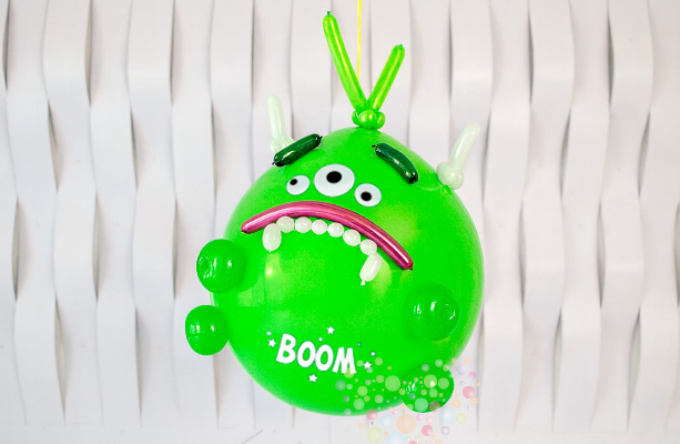 Воздушный шар Шар-пиньята "Дино-монстрик"