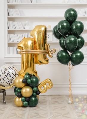 Воздушные шары Композиция "Старшеклассник" Малахит