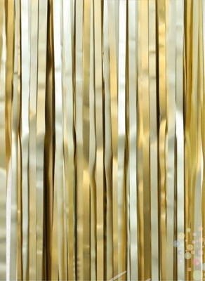Воздушные шары Занавес Дождик Античное золото, Матовый металл