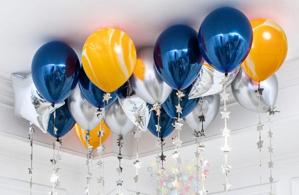 Воздушный шар Набор шаров под потолок "Миссия на марс" 18 штук