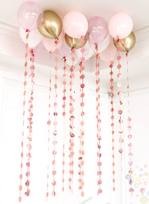 Воздушные шары Набор шаров под потолок "It’s a Girl!"