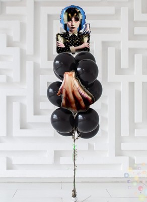 Воздушные шары Букет "Вечеринка Wednesday"
