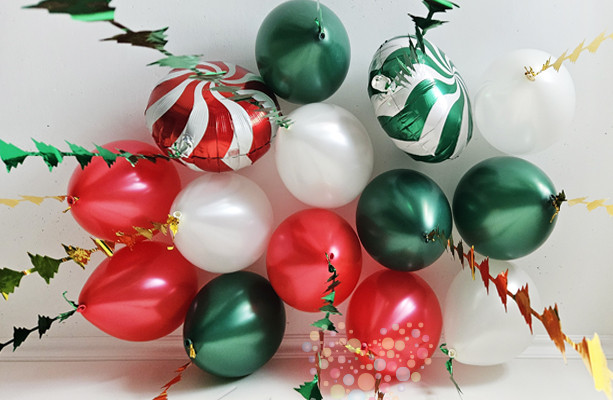 Воздушный шар Набор шаров под потолок "Новогодняя сказка" 15 штук