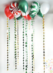 Воздушные шары Набор шаров под потолок "Новогодняя сказка" 15 штук