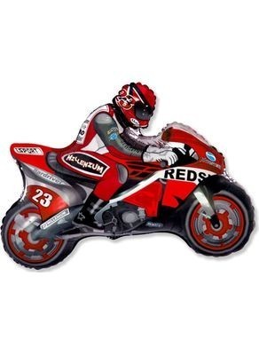 Воздушные шары Мотоцикл Красный