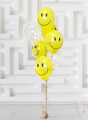 Воздушные шары Букет "Смайлик"