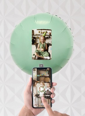 Воздушные шары Круг 45 см с оживающим фото